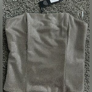 Rhinestone corset top